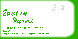 evelin murai business card